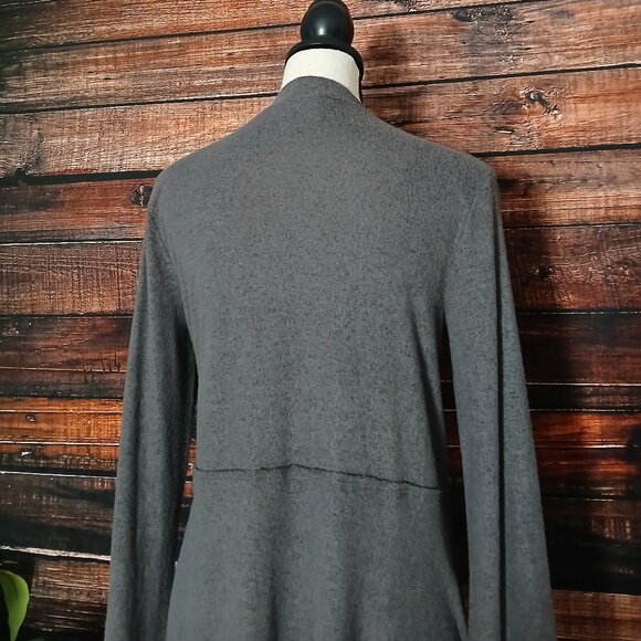 NWOT Abound Sweater Dress S Super Soft Gray Flared Sleeve Shift Oversized - Picture 7 of 9